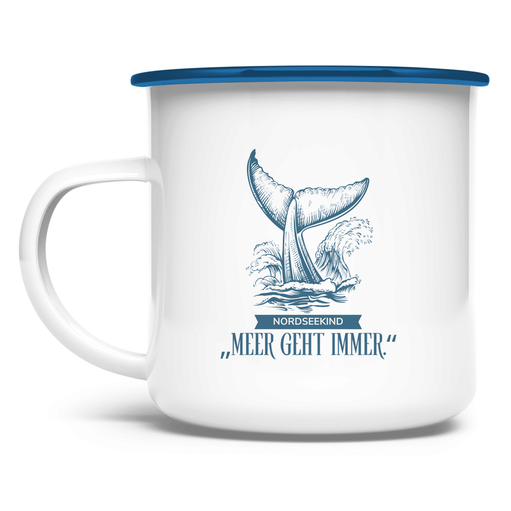 Nordseekind / Emaille-Tasse