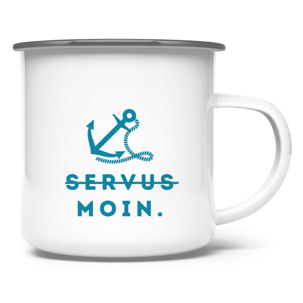 Moin / Emaille-Tasse