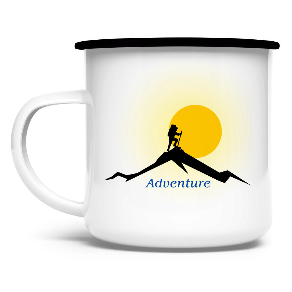 Adventure / Emaille-Tasse