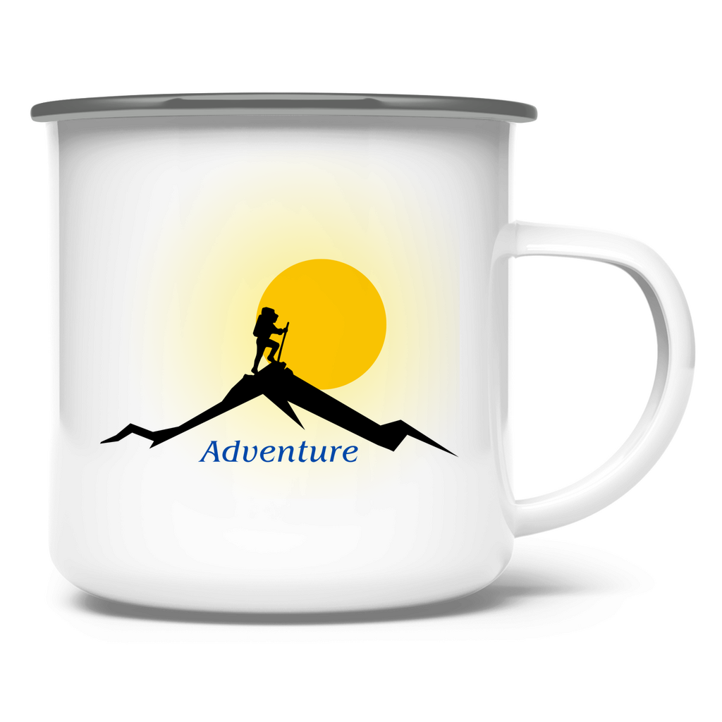 Adventure / Emaille-Tasse