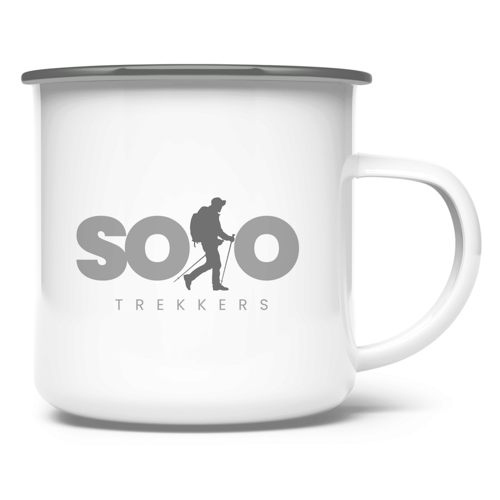 Solo Trekking / Emaille-Tasse
