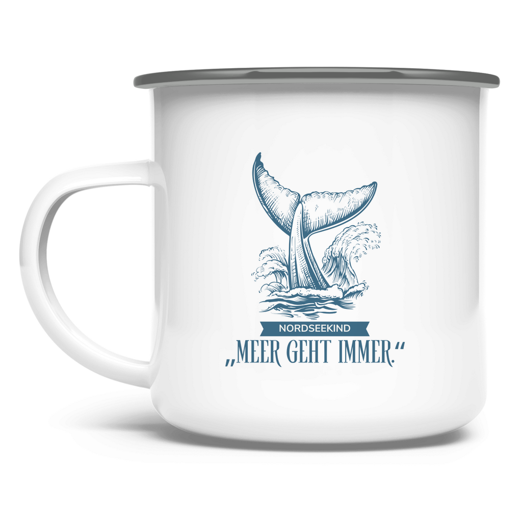 Nordseekind / Emaille-Tasse