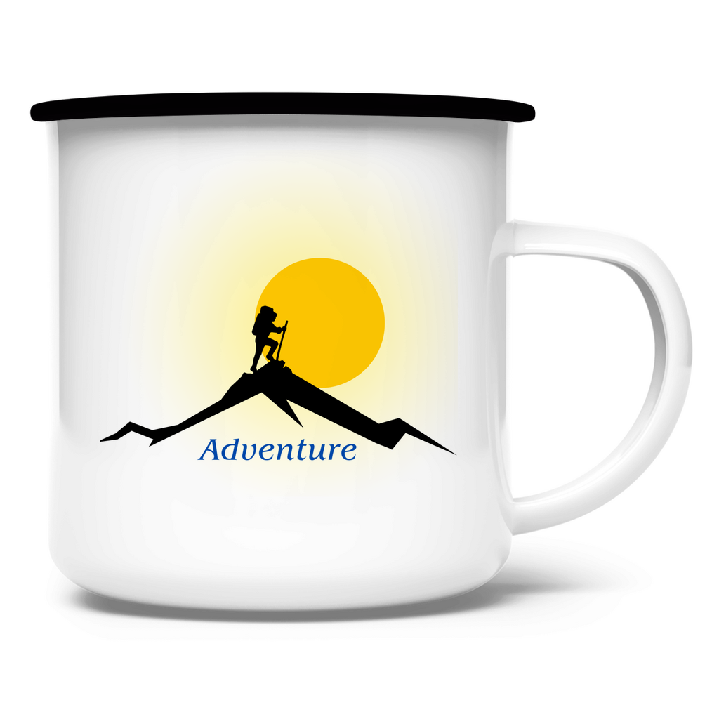 Adventure / Emaille-Tasse