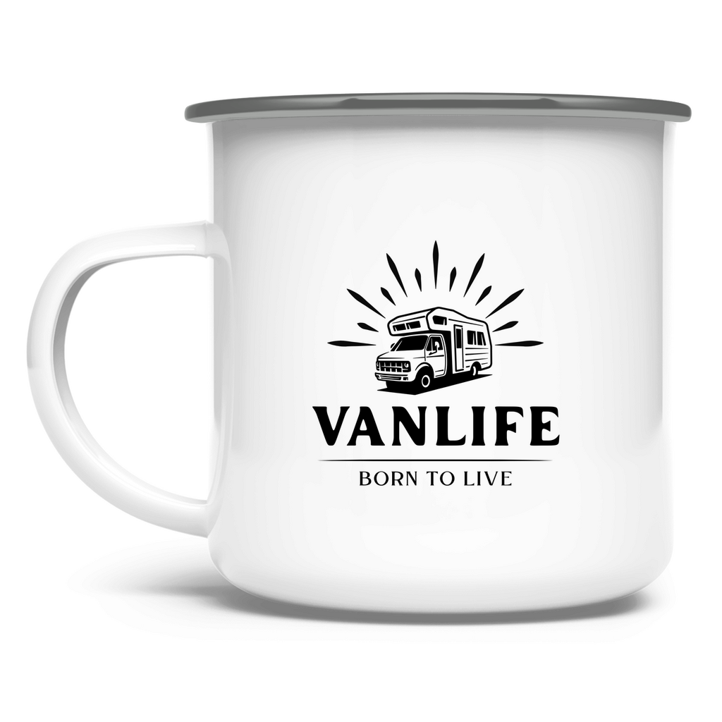 Vanlife / Emaille-Tasse
