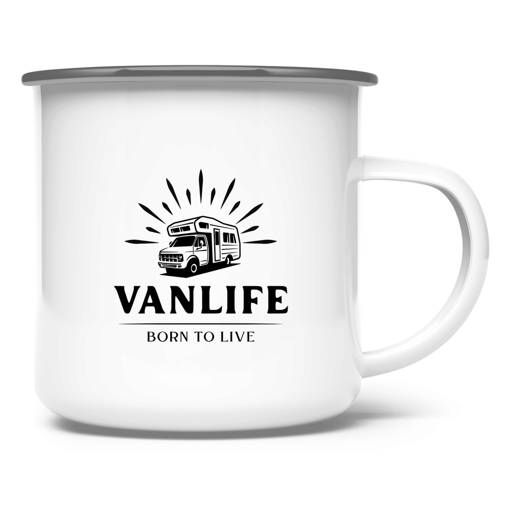 Vanlife / Emaille-Tasse