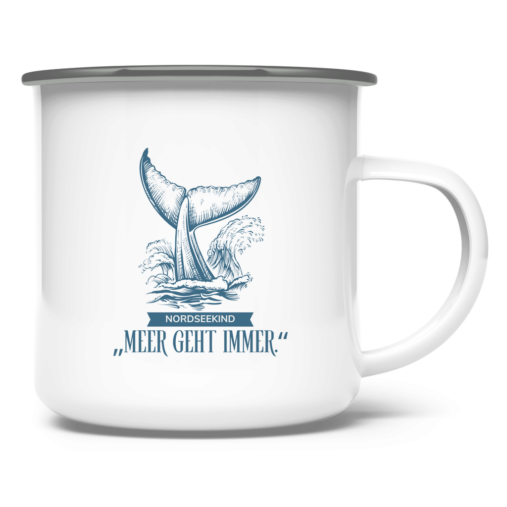 Nordseekind / Emaille-Tasse
