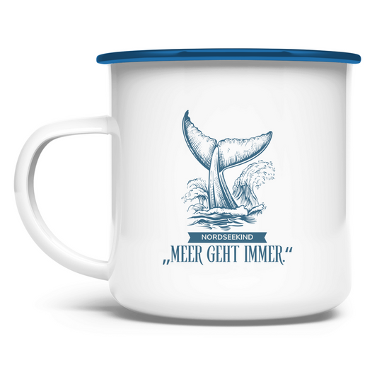 Nordseekind / Emaille-Tasse