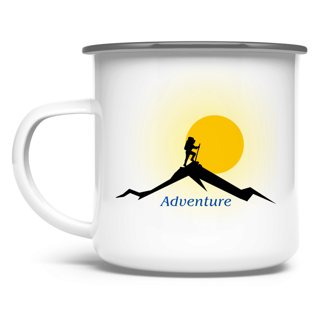Adventure / Emaille-Tasse