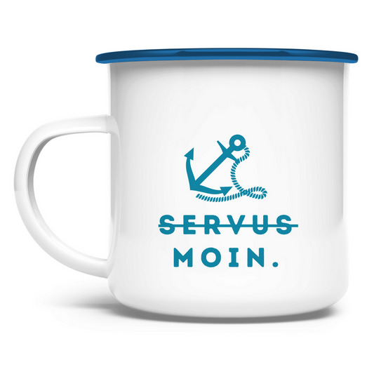 Moin / Emaille-Tasse