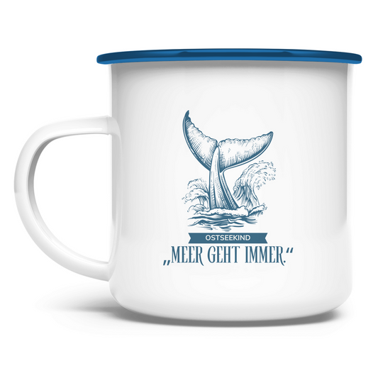 Ostseekinder / Emaille-Tasse