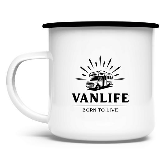 Vanlife / Emaille-Tasse