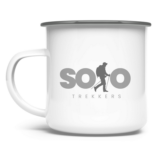 Solo Trekking / Emaille-Tasse